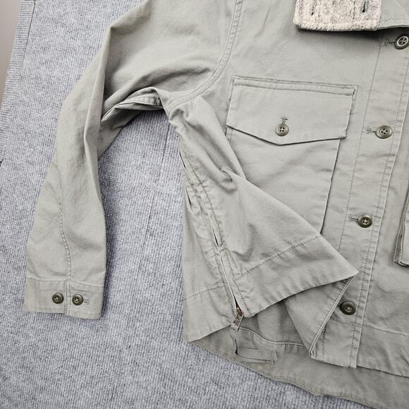 REI Cooperative Jacket Womens XL Gray Workwear Outdoor Utility Military Chore - Picture 5 of 7